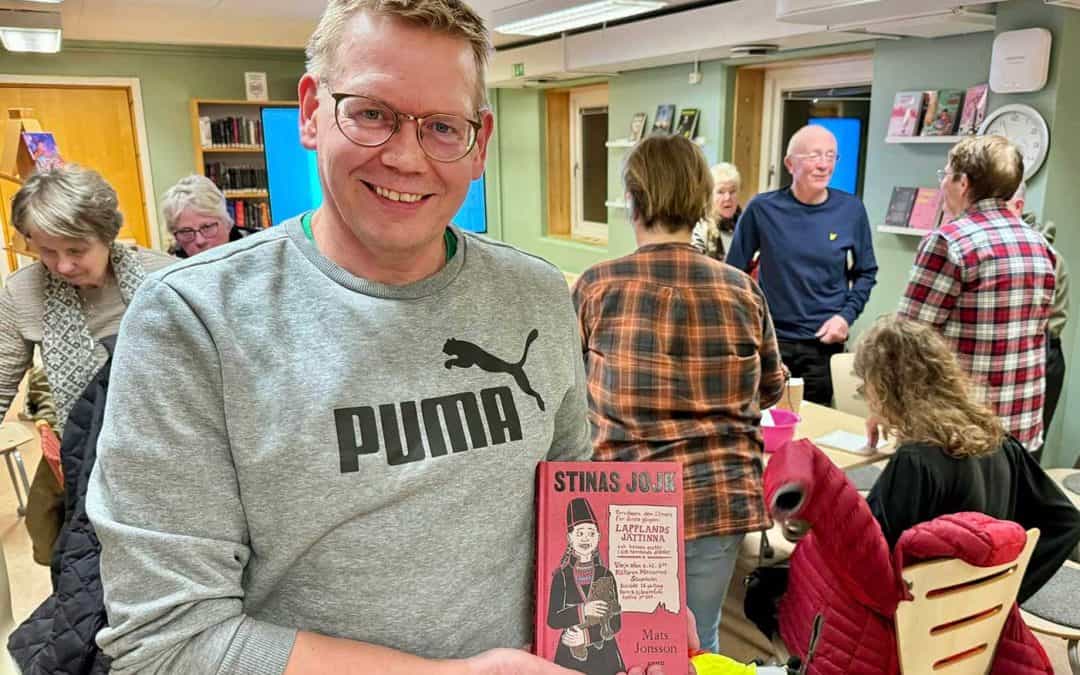 Gussar vann kvällens bok ”Stinas jojk”