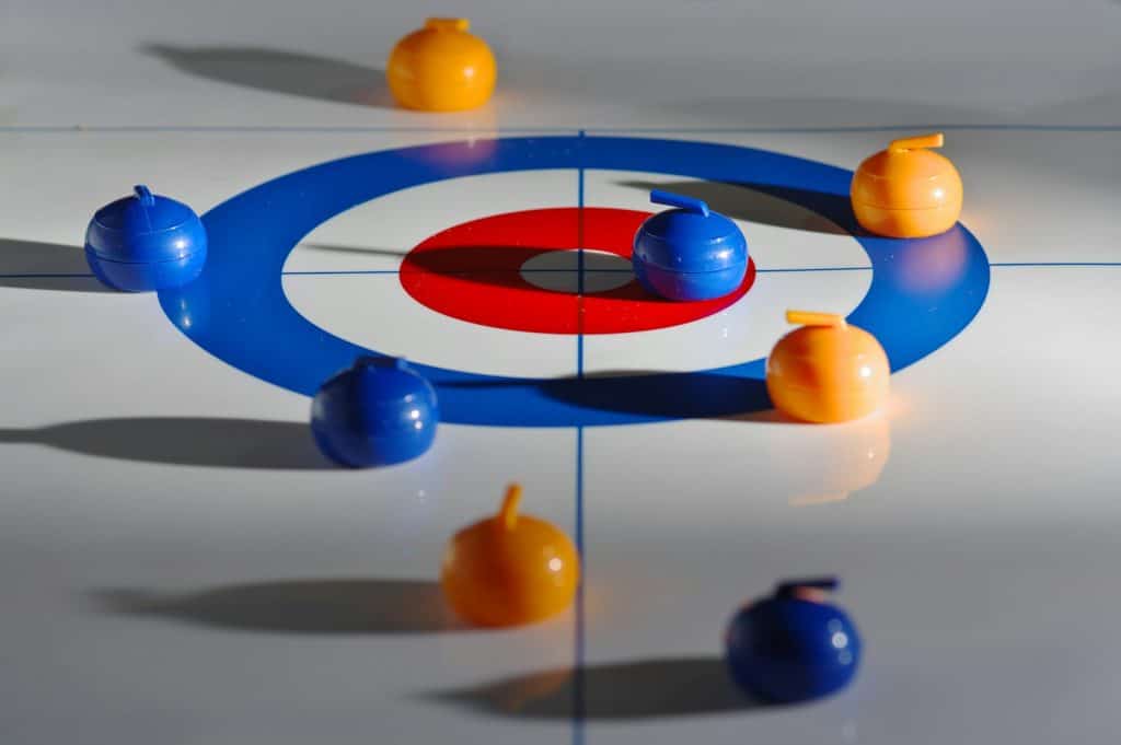 a group of balls sitting on top of a table