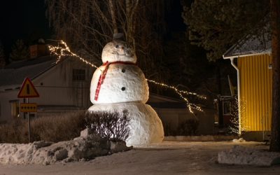 Finns största snögubben i Arvidsjaur?