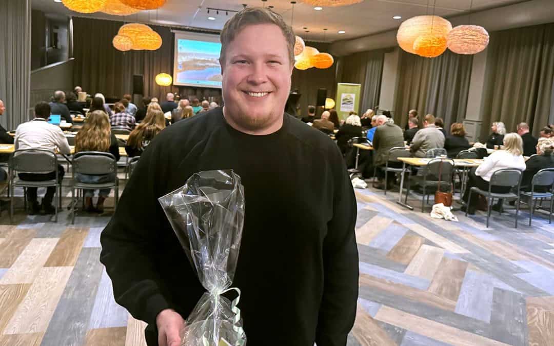 Johan Sundström berättade om fiske på Landsbygdskonferensen