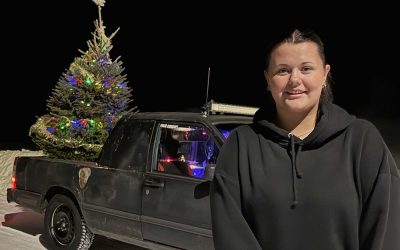 Sally sprider julglädje med sin EPA